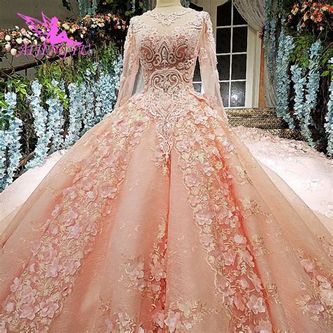 Amazing handmade vintage lace wedding dress with beautiful v neck and floor length wide bottom. AIJINGYU Guangzhou Wedding Dresses Modern Gowns Boho ...