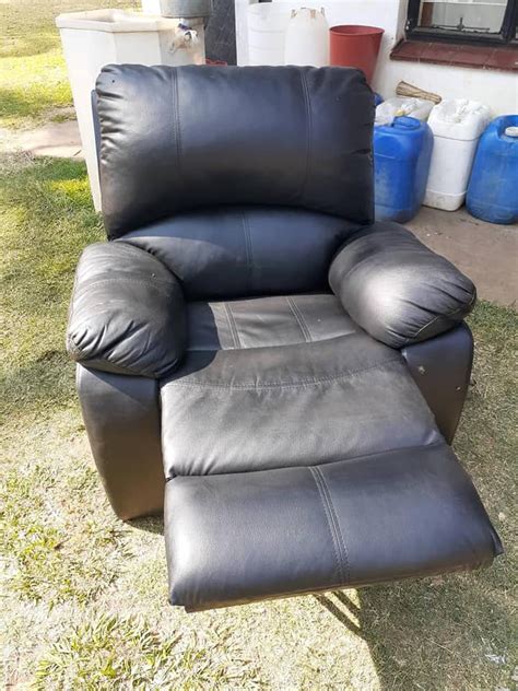 Pure genuine leather recliners 3 piece black $1400 harare 0772812020 highlands (preloved) $1,400.00 view listing. Genuine Leather 3 Piece Recliners Set Sofas For Sale ...