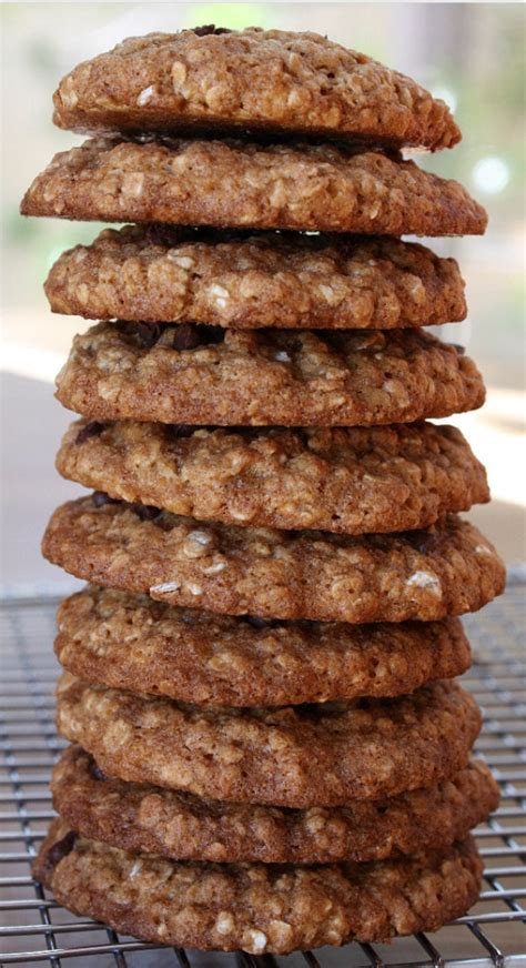 Drop heaping tablespoonfuls (approx 1 tbsp each) of the dough onto prepared baking sheets, flattening each cookie slightly (i forgot to do this). Low Fat Oatmeal Chocolate Chip Cookies - Recipe Girl