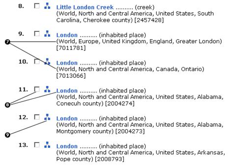 You can either sort based on all the text or by words at specific positions. How to Use the TGN Online (Getty Research Institute)