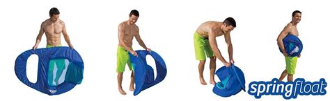 The spring float line is the only float on the market with patented inner spring technology, which allows it to be easily inflated, closed and carried. Amazon.com: SwimWays Spring Float Recliner with Canopy ...