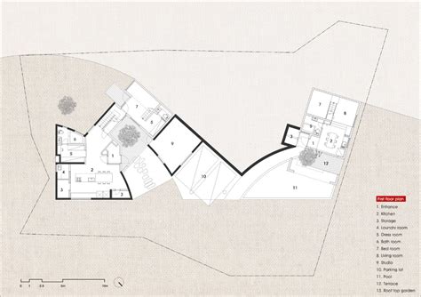 The interior of the house is create house floor plans luxury plan traditional korean. Photo 13 of 14 in Nature Engulfs This South Korean House Nestled… | Maison