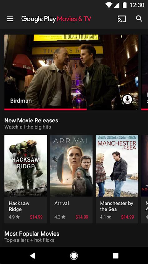 Watch movies from google play. Google Play Movies & TV - Android Apps on Google Play