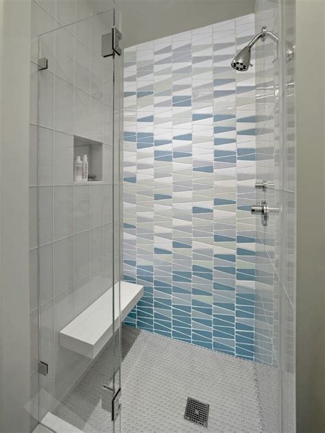 Browse art deco bathroom design ideas and pictures. Art Deco Tile with Sheer Roman Shade Chrome | Small ...