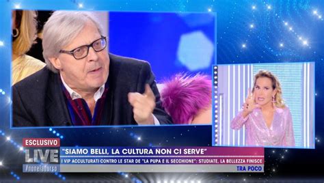 Le due influencer saranno protagoniste delle sfere, dovranno cioè affrontare cinque personaggi che si. Lite a Live non è la D'Urso, Vittorio Sgarbi: | MILLE NEWS