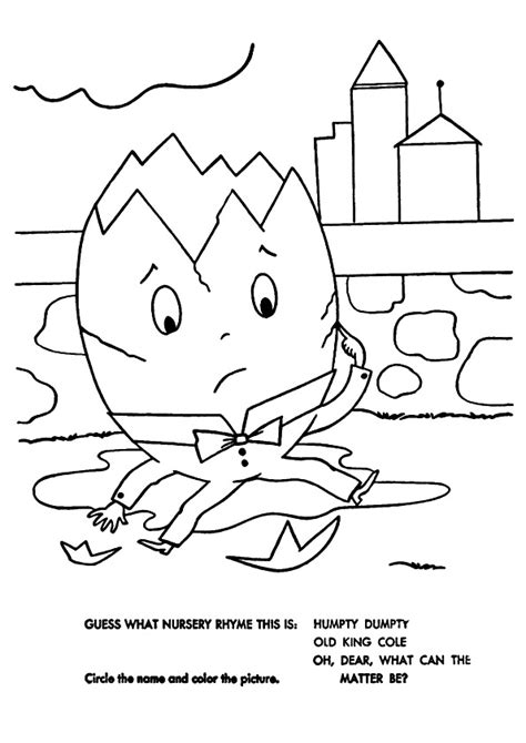 Dltk's nursery rhymes for kids humpty dumpty coloring pages and tracer pages. Humpty Dumpty: Ausmalbilder & Malvorlagen - 100% KOSTENLOS