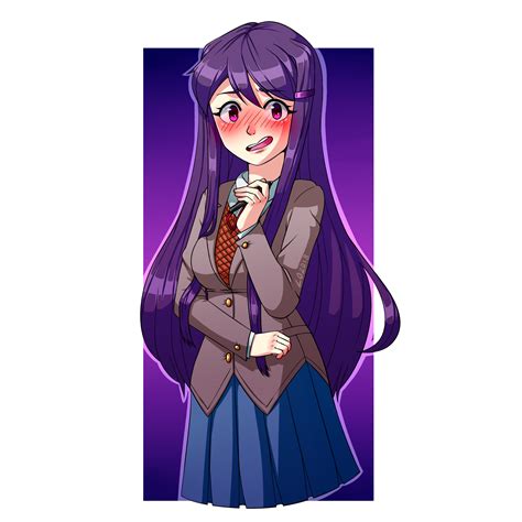 This is a place for people who want to enjoy fictional yuri content. An embarrassed Yuri- Art by lollzida on DeviantArt : DDLC