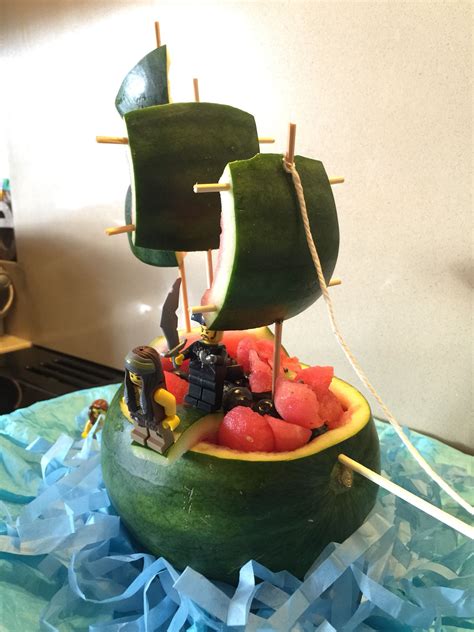 They're all easy to when i woke up on new year's day after eating way too many cookies and chocolate squares while. Melon pirate ship fruit bowl - a healthy, fun, fruit ...