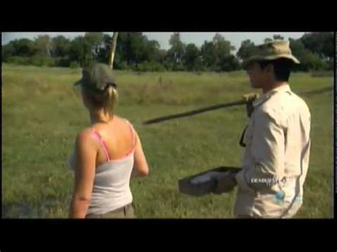 Man, woman, wild is a show on television about a married couple that goes on numerous different adventures at different locations around the world. Man Woman Wild - Botswana Part 2 - YouTube