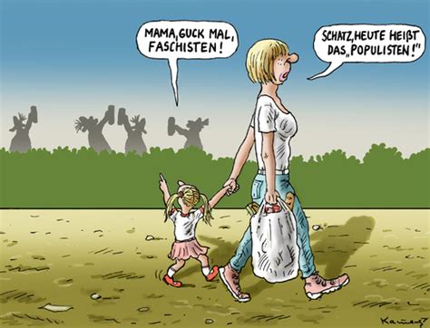 Am dienstag stellt er seinen masterplan vor. Harmlose Populisten By marian kamensky | Politics Cartoon ...
