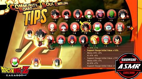Für die beste anordnung müsst ihr allerdings einiges beachten, weswegen wir euch die besten setups für. Dragon Ball Z Kakarot - Community Board & Soul Emblems ...