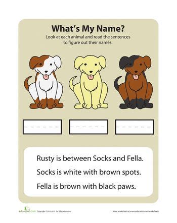 ﻿ this article analyzes the comprehensive development of preschool children and the development of their perfect speech. Pre-Reading Dog Game | Reading worksheets, Problem solving ...