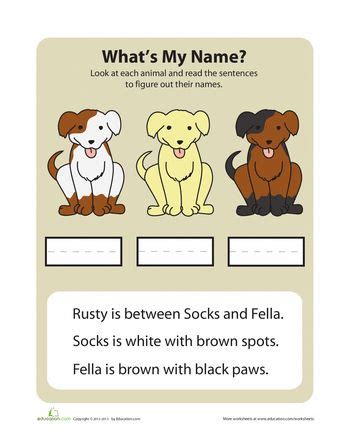 We have worksheets for holidays, seasons, animals and lots of check out all of our free printable worksheets! Pre-Reading Dog Game | Reading worksheets, Problem solving ...