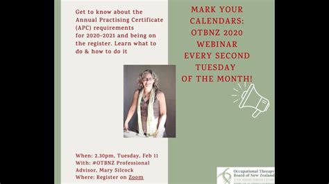 Have lawfully practised your profession within the 3 years immediately before the application. #OTBNZ Webinar 2020: Annual Practising Certificates - YouTube