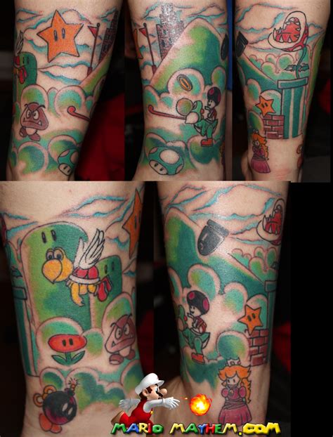 Collection by forest stearns • last updated 5 days ago. Super Mario Tattoos for Pinterest - Tattoo Maze