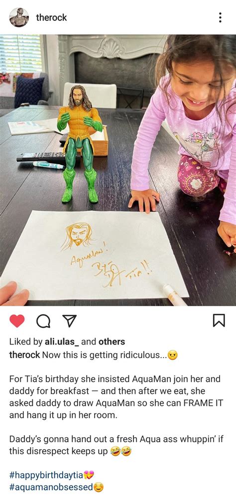 Check spelling or type a new query. Dwayne Johnson's not happy that his daughter is an Aquaman ...