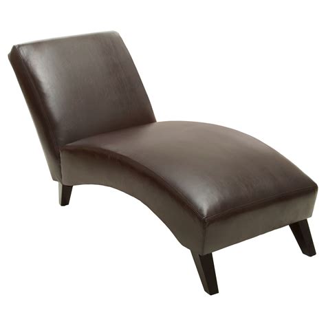 Check spelling or type a new query. Finlay Leather Chaise Lounge Brown - Christopher Knight ...