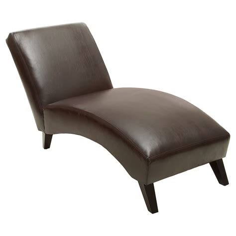 Maybe you would like to learn more about one of these? Finlay Leather Chaise Lounge Brown - Christopher Knight ...