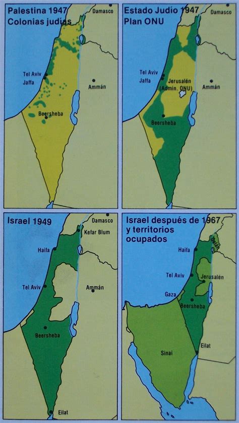 Raccolta selezionata di mappe attuali e storiche con cartine e stradari delle città. Le false mappe della propaganda anti-israeliana - Israele ...