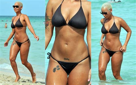 Had she somehow led him on? Amber Rose Shows Off Her Bikini Body Photos