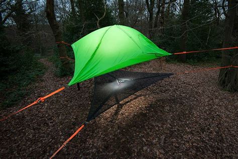 Tentsile's hanging stingray tent is a treehouse you can take anywhere in the world. Tentsile Vista Tree Tent | GearMoose | Tree tent, Hammock ...