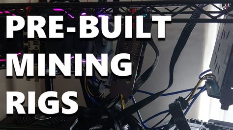 In 2016, i bought some ethereum. Pre-Built Crypto Mining Rigs: Why You Should Build, Not ...