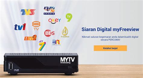 Penggunaan tv digital memang menjadi solusi terbaik, terlebih televisi ini mampu menampilkan gambar yang jauh lebih jernih dan jelas tanpa bersemut. myFreeview - Siaran TV Digital Percuma Dengan Resolusi Tinggi