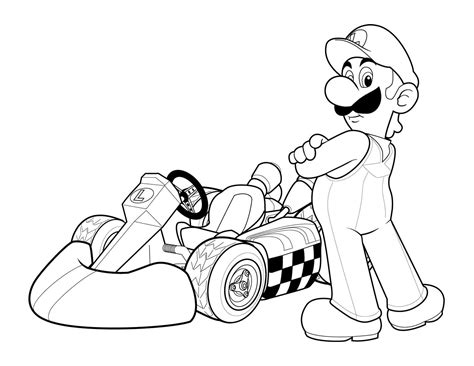There are several games, including mario brothers, super mario bros. Mario Kart Characters Coloring Pages - Coloring Home