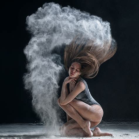 15 Enchanting Dance Portraits Photography Made With Flour -DesignBump