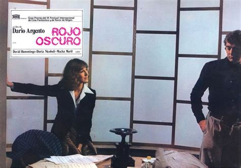 Daria nicolodi con dario argento. David Hemmings and Daria Nicolodi in Profondo rosso (1975 ...