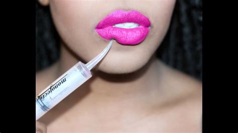 You can make a natural sugar scrub at home with equal parts of sugar and olive oil, or you can buy these products at most beauty supply outlets. DIY Make Your Lips Bigger - YouTube