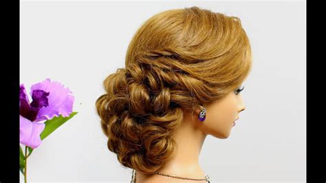 All you'll need are a few hair elastics, some bobby pins for support, and a hairspray. Curly prom hairstyle for long medium hair tutorial ...