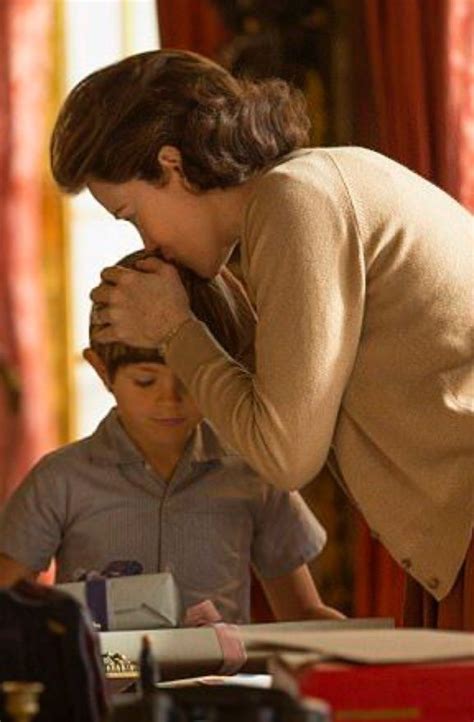 A red carpet event can be stressful for anyone, especially a small child. The Queen (Claire Foy) with Prince Charles (Billy Jenkins ...