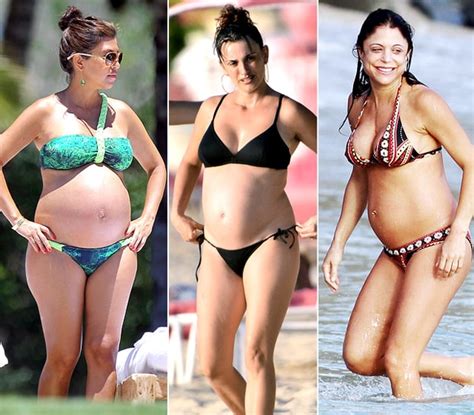 No one really wants to look at your crotch area in leggings anyway. Pregnant Bikini Bodies | Celebrities' Pregnant Bikini ...