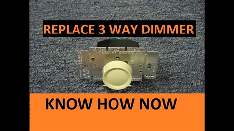 In this case, you'll first want to use a. How to Replace a 3 Way Switch With Dimmer - YouTube