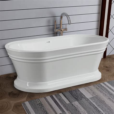 Compare click to add item lyons elite™ 60w x 30d x 16h bathtub to the compare list. Vanity Art 67" x 31" Freestanding Soaking Bathtub ...