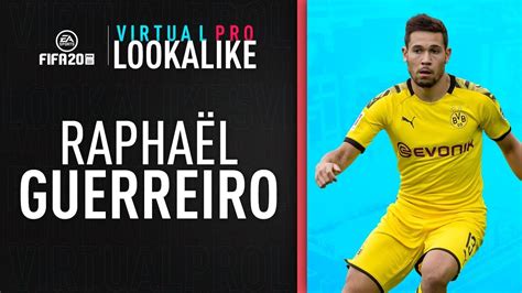 Raphaël guerreiro is a left midfielder from portugal playing for borussia dortmund in the germany 1. FIFA 20 | VIRTUAL PRO LOOKALIKE | RAPHAËL GUERREIRO - YouTube