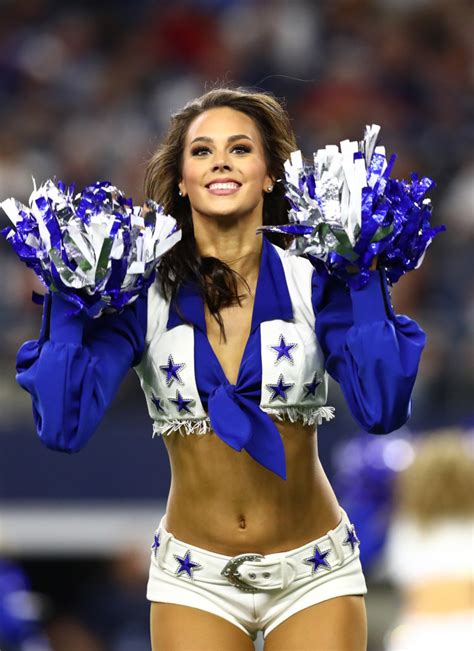 The dallas cowboys cheerleaders have the most iconic uniforms in all of professional cheerleading and to see the excitement of those women who have made it to training camp and are wearing the. Nov 10, 2019; Arlington, TX, USA; Dallas Cowboys ...