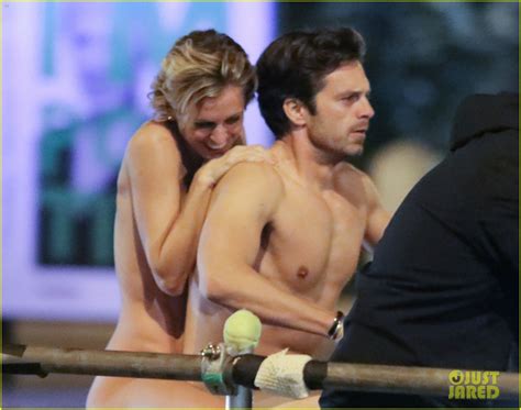 The two actors braved the chilly weather as. Sebastian Stan Bares Everything, Wears No Clothes for ...