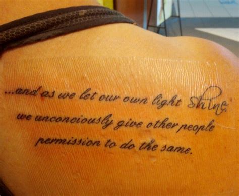Marianne williamson (born july 8, 1952) is a spiritual activist, author, lecturer and founder of the peace alliance, a grass roots campaign supporting legislation currently before congress to establish a united states department of peace. My newest tattoo. I have loved the full poem by Marianne ...