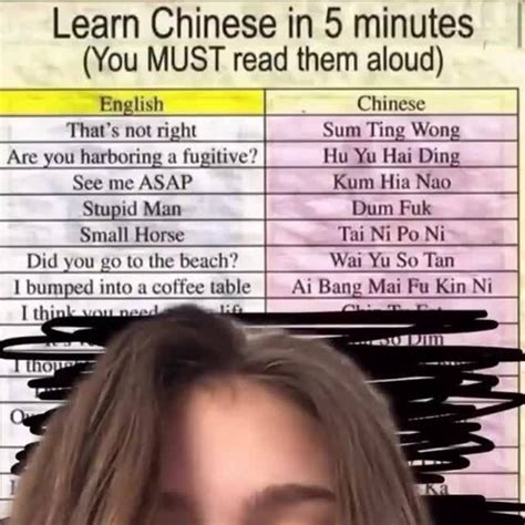 .learning chinese in 5 minutes.we would like share not only our chinese songs update but also will include other great resouce about chinese.hope you before we start the time, we recommend you to have a specialized courses to learn chinese. Learn Chinese in 5 minutes (You MUST read them aloud ...