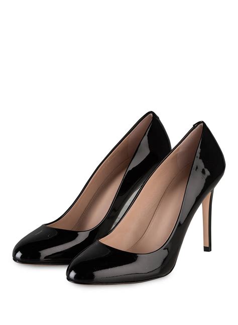 Pumps für damen finden sie im online shop von schuhe.de. HUGO Allison Lack-Pumps, Schwarz | Edle Begleiter | Top ...