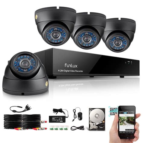 Confused about which outdoor home security camera is right for you? Funlux 8CH HDMI DVR Outdoor IR Home Surveillance Security Camera System500GB HDD RECORDING UP TO ...