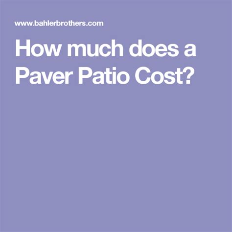 How much does a flagstone patio cost? How much does a Paver Patio Cost? | Paver patio cost ...