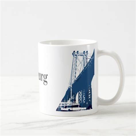 Maybe you would like to learn more about one of these? Williamsburg Bridge Brooklyn New York Coffee Mug | Zazzle.com | New york coffee, Williamsburg ...