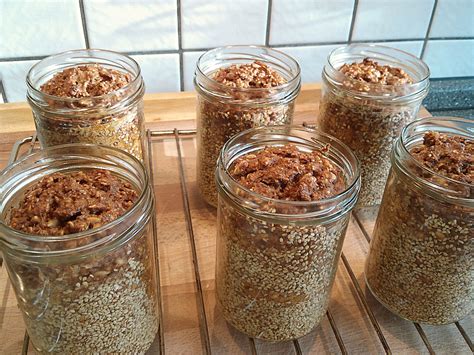 Für den kuchen im glas brauchen sie natürlich vor allem eines: Körnerbrot im Glas gebacken von Gartenliebe | Chefkoch.de