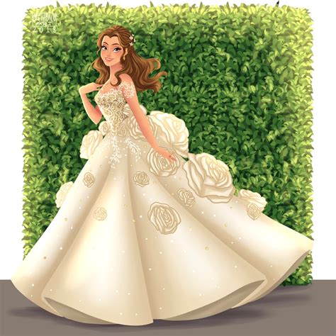 Belle's Dress Is Covered in Roses — a Perfect Pair! | Disney Princesses ...