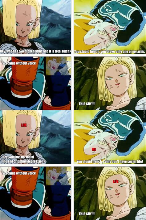 12,925 likes · 38 talking about this. Vegita-Android 18 (New Meme) by recyclebin - Meme Center