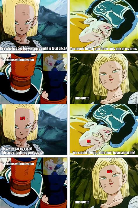 We are a rude, crude, offensive humor site. Vegita-Android 18 (New Meme) by recyclebin - Meme Center