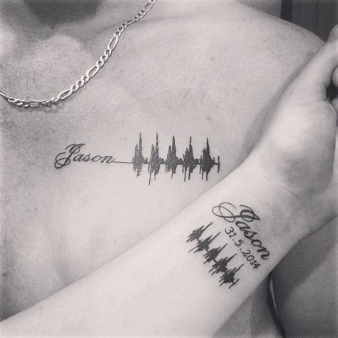 Heartbeat line or ekg tattoos. Pin on Tattoo